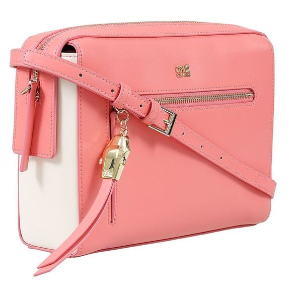 Roberto Cavalli Class GWLPD5 T35 Brigitte 0 Peach/Ivory Medium Shoulder Bag